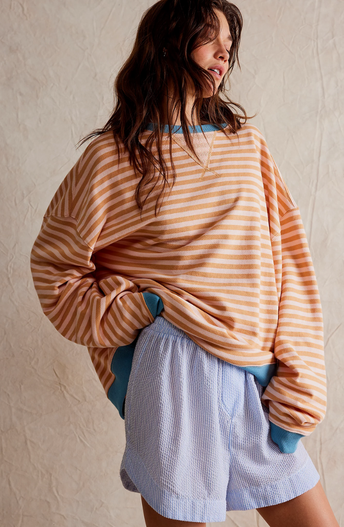 Mana | Striped oversized jumper