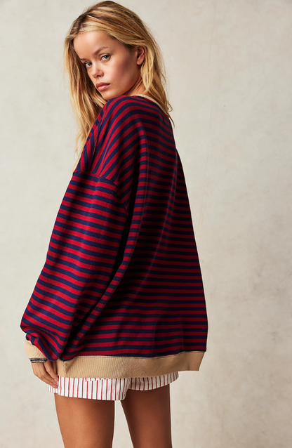 Mana | Striped oversized jumper