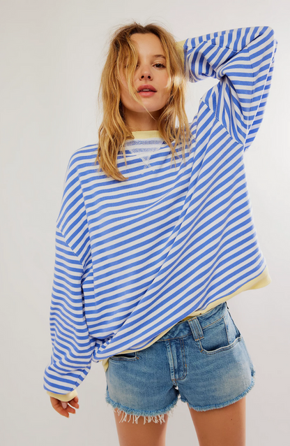 Mana | Striped oversized jumper