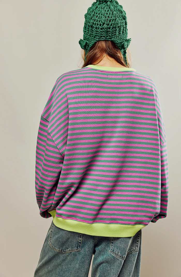 Mana | Striped oversized jumper